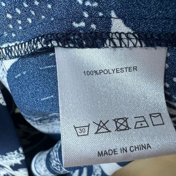 Anthropologie Essentiel Antwerp Women's Getch Dress Blue Floral Mini 40 (Large) - Picture 12 of 13